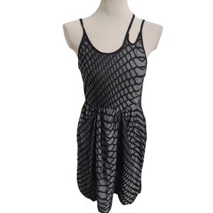 M by Missoni Black Mesh Mini Dress